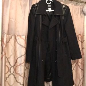 Wool blend coat